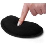 SPIN CART Ergonomic Silicone Gel Wrist Support Mouse Pad, Clear Pad for Desktop Computer, Laptop Tablet Black - Image 5