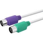 spincart KVM Cable -1 m USB 2.0 To PS2 Keyboard Mouse Cable Converter Connector (Compatible with Keyboard, Mouse, White) - Image 5