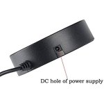 SPIN CART USB 2.0 8 Port Hub, High Speed Multi Splitter Extension with LED Light for Laptop PC Computer Tablet Mobile Pen Drive (Black and White) - Image 4