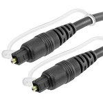 SPIN CART Toslink Digital Optical Audio Fiber Optic Cable for Home Theater, Sound Bar, TV, PS4, Xbox, Playstation and More (1.5 m, Black) - Image 6