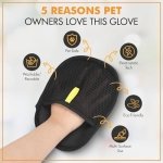 SPIN CART 2 Pcs Pet Hair Remover Electrostatic Reusable Magic Glove, Black Dual-Sided Design with Static Technology, Washable Reusable Cleaning Tool for Cats, Dogs, Furniture, Carpets (2 Pcs Set) - Image 7