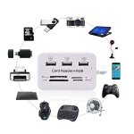 SPIN CART All in 1 3 Ports USB 2.0 Hub Extension External Memory Card Reader for SD/MMC M2 Micro SD/TF for Pen Drive/Cameras/mobiles/PC/Laptop/Notebook/Tablet (White) - Image 3