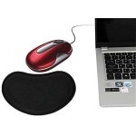 SPIN CART Ergonomic Silicone Gel Wrist Support Mouse Pad, Clear Pad for Desktop Computer, Laptop Tablet Black - Image 2