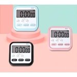 SPIN CART Digital Visual Timer 24-Hours Magnetic Clock Stopwatch With Large LCD Screen Big Digits, Loud Alarm. Back Stand Hanging Hole For Cooking Compact Table Watch Chef Cooking Timer (Multi Colour) - Image 2