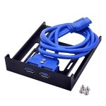 SPIN CART USB 3.0 Front Panel Hub 2 Port Expansion Bay 20 Pin to USB3.0 60cm Bracket Adapter Cable for PC Desktop 2.5" Floppy Bay - Image 3