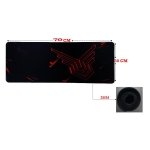 SPIN CART Gaming Mouse pad, Long XXL Extended Desk Table Mat Mousepad for Laptop PC Computer (Black) - Image 5