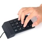 SPIN CART USB Numeric Keypad Portable Slim Mini Number Pad for Laptop Desktop Computer PC, Full Size 18 Key, Big Print Letters - Black - Image 6