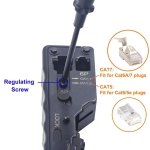 SPIN CART RJ45 Crimp Tool Kit, Ethernet Pass Through Crimper, Network Cat5 Cat6 Cat7 Crimping Tool Repair Kit - Image 5