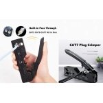 SPIN CART RJ45 Crimp Tool Kit, Ethernet Pass Through Crimper, Network Cat5 Cat6 Cat7 Crimping Tool Repair Kit - Image 3