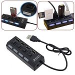 SPIN CART 4 Port USB Hub 2.0 with Individual Switchs and LED Indicators Multi Adapter - Image 5