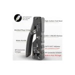 SPIN CART RJ45 Crimp Tool Kit, Ethernet Pass Through Crimper, Network Cat5 Cat6 Cat7 Crimping Tool Repair Kit - Image 2