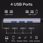 SPIN CART USB 3.0 4 Port Multi USB Hub, Slim High Speed Extension Splitter Box for Laptop Computer PC Pendrive Keyboard Mouse(1 Port USB3.0 & 3 Port USB 2.0) - Image 7