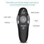 SPIN CART Wireless Presenter Remote, 2.4GHz Wireless USB Presenter PowerPoint Remote PPT Clicker for Presentation Support Windows, MacOS, Linux - Image 6