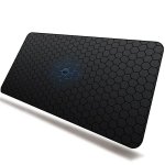 SPIN CART Gaming Mouse pad, Long XXL Extended Desk Table Mat Mousepad for Laptop PC Computer (Black Blue) - Image 1