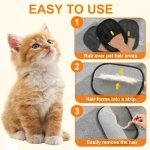 SPIN CART 2 Pcs Pet Hair Remover Electrostatic Reusable Magic Glove, Black Dual-Sided Design with Static Technology, Washable Reusable Cleaning Tool for Cats, Dogs, Furniture, Carpets (2 Pcs Set) - Image 4