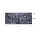 SPIN CART Large Gaming Mouse pad, Long XXL Extended Desk Table Mat Mousepad for Laptop PC Computer (Black Abstract) - Image 4