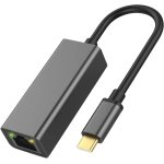 SPIN CART Type C to Ethernet Adapter, USB C RJ45 Gigabit LAN Network Adapter Supports 10/100/1000 Mbps - Image 1