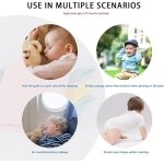 SPIN CART 2 Pairs of Anti-Slip Baby Knee Pads, Cotton Protectors with Smiley Design, Crawling Protection, Stretchable Elastic Breathable Leg Warmers, Toddler Knee Pads, Random Color - Image 7