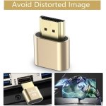 SPIN CART HDMI 4K Dummy Plug, High Resolution Headless Virtual Monitor Display Adapter, Supports up to 3840x2160@60Hz (Pack of 1) - Image 2