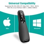 SPIN CART Wireless Presenter Remote, 2.4GHz Wireless USB Presenter PowerPoint Remote PPT Clicker for Presentation - Image 3