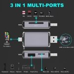 SPIN CART All in 1 USB 3.0 Type C Micro USB OTG Function, Memory Card Reader Adapter for TF, SD, Micro SD, SDXC, SDHC, MMC, RS-MMC, UHS-I for Smartphone Laptop Camera - Image 6