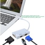 SPIN CART Mini DisplayPort to HDMI DVI VGA Cable, 3 in 1 Mini DP (Thunderbolt Port Compatible) to HDMI DVI VGA TV AV HDTV Adapter Converter - Image 4