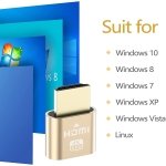 SPIN CART HDMI 4K Dummy Plug, High Resolution Headless Virtual Monitor Display Adapter, Supports up to 3840x2160@60Hz (Pack of 1) - Image 3