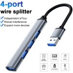 SPIN CART USB 3.0 4 Port Multi USB Hub, Slim High Speed Extension Splitter Box for Laptop Computer PC Pendrive Keyboard Mouse(1 Port USB3.0 & 3 Port USB 2.0) - Image 6
