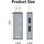 SPIN CART 3 Port USB 3.0 HUB Splitter, USB Extender Multi Port Adapter, 1 Port USB 3.0/2 Port USB 2.0 for PC, Laptop, Card Reader Flash Drive - Image 5