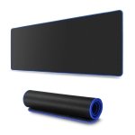 SPIN CART Long XXL Gaming Mouse Pad, Stitched Edges Non-Slippery Rubber Base Mats with Smooth Surface, Thick Water Resistance for PC & Laptops (Blue) 60x30 cm - Image 1