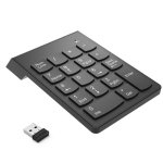 spincart Numeric 2.4G Wireless Keyboard with 18 Keys Number Pad Financial Accounting Keypad with USB Receiver - Image 1