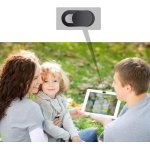 SPIN CART Webcam Cover, Ultra Thin Slide Camera Blocker for Laptop Tablet Smart Phone Black Pack of 3 - Image 2