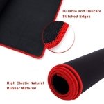 SPIN CART Extended Gaming Mouse Pad Thick Computer Keyboard Mousepad Mouse Desk Mat, XL Long,Non-Slip Base, Durable Stitched Edges, Ideal for Both Gaming(60 x 30 cm, 0.2mm) - Image 3