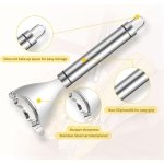SPIN CART Stainless Steel Corn Peeler, Corn Thresher with Sharp Serrated Blade Non-Slip Ergonomic Handle, Unbreakable Corn Cob Stripping Kernels Remover, Corn Cutter - Image 6