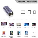 SPIN CART USB 4.0 Type C to Type C Connector, Female to Female Coupler Adapter Extender Support up to 40Gbps Data Transfer - Image 2