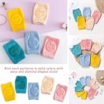 SPIN CART 2 Pairs of Anti-Slip Baby Knee Pads, Cotton Protectors with Smiley Design, Crawling Protection, Stretchable Elastic Breathable Leg Warmers, Toddler Knee Pads, Random Color - Image 6