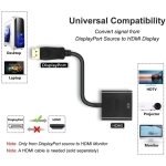 SPIN CART Displayport DP to HDMI Adapter 4K, Male to Female Converter Connector Cable for Desktops and Laptops to Connect to HDMI Displays Adapter - Image 5