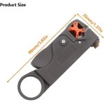 SPIN CART Coax Coaxial Cable Wire Stripper Cutter Tool (2 Blade Model) for RG59 RG58 RG6 RG11 (1) - Image 2