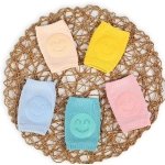 SPIN CART 2 Pairs of Anti-Slip Baby Knee Pads, Cotton Protectors with Smiley Design, Crawling Protection, Stretchable Elastic Breathable Leg Warmers, Toddler Knee Pads, Random Color - Image 2