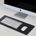 SPIN CART Long XXL Gaming Mouse Pad, Stitched Edges Non-Slippery Rubber Base Mats with Smooth Surface, Thick Water Resistance for PC & Laptops (Blue) 60x30 cm - Image 3