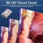 SPIN CART 8K HDMI Coupler Female To Female Jointer Connector Adapter Support 8K@60Hz HDTV, Monitor, Computer, PC, Laptop, Projector, DVD Player - Image 4