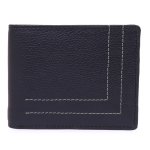 SPIN CART Wallet for Men Genuine Leather RFID Blocking Bifold Stylish Card Holder (Black) - Image 2