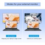 SPIN CART Mini DisplayPort to HDMI DVI VGA Cable, 3 in 1 Mini DP (Thunderbolt Port Compatible) to HDMI DVI VGA TV AV HDTV Adapter Converter - Image 2