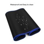 SPIN CART Long XXL Gaming Mouse Pad, Stitched Edges Non-Slippery Rubber Base Mats with Smooth Surface, Thick Water Resistance for PC & Laptops (Blue) 60x30 cm - Image 4