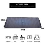 SPIN CART Gaming Mouse pad, Long XXL Extended Desk Table Mat Mousepad for Laptop PC Computer (Black Blue) - Image 4