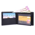 SPIN CART Leather Wallet for Men, RFID Blocking Bifold Stylish Gents Cash & Debit Credit Card Holder (Black) - Image 7