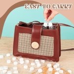 SPIN CART Coin Tablet Tissue Paper, Soft Facial Napkin Disposable Compressed Towel For Face Traveling (100) - Image 4