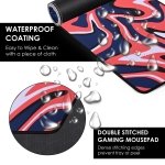 SPIN CART Extended Gaming Mouse Pad, Long Big Desk Table Mat with Non- Slip Rubber Base Mousepad for Keyboard Laptop PC - Image 4