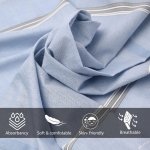 SPIN CART Cotton Handkerchief For Men, Multi Color Striped Kerchief Napkins Hankies, Soft Thick Hanky For Gents Male & Boys (8) - Image 2