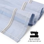 SPIN CART Cotton Handkerchief For Men, Multi Color Striped Kerchief Napkins Hankies, Soft Thick Hanky For Gents Male & Boys (8) - Image 3